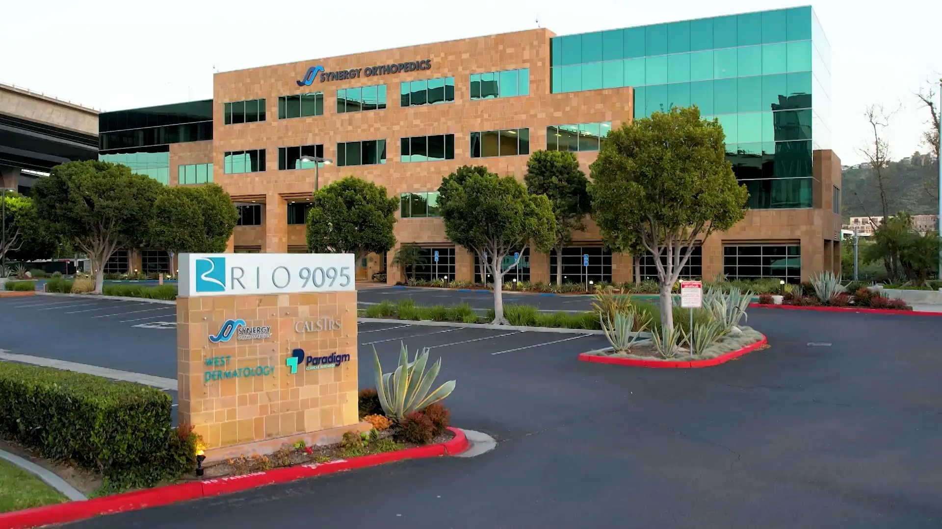 Synergy Orthopedics headquarters at the Rio 9095 building in Mission Valley, San Diego