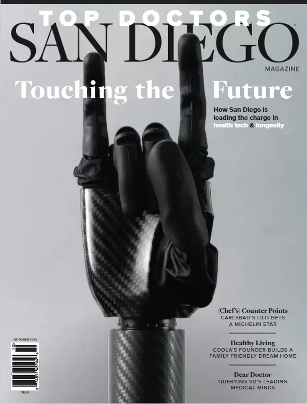San Diego Magazine Top Doctors issue cover